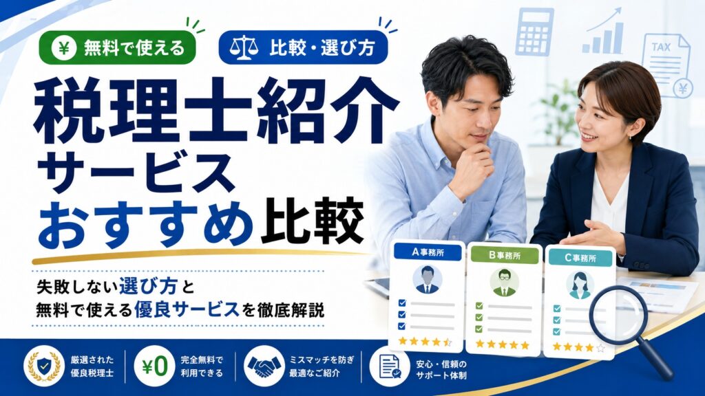 税理士紹介サービスおすすめ比較